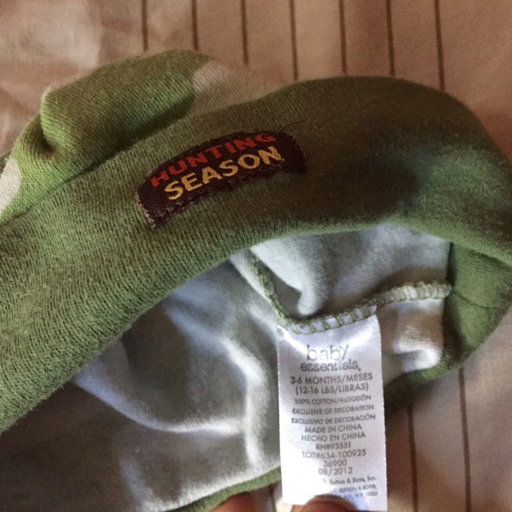 Hunting Season Set from Baby Essentials 3-6 M - Picture 6 of 8